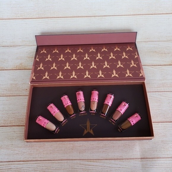 Jeffree Star Mini Velour Liquid Lipstick Set in Nudes - Picture 1 of 6